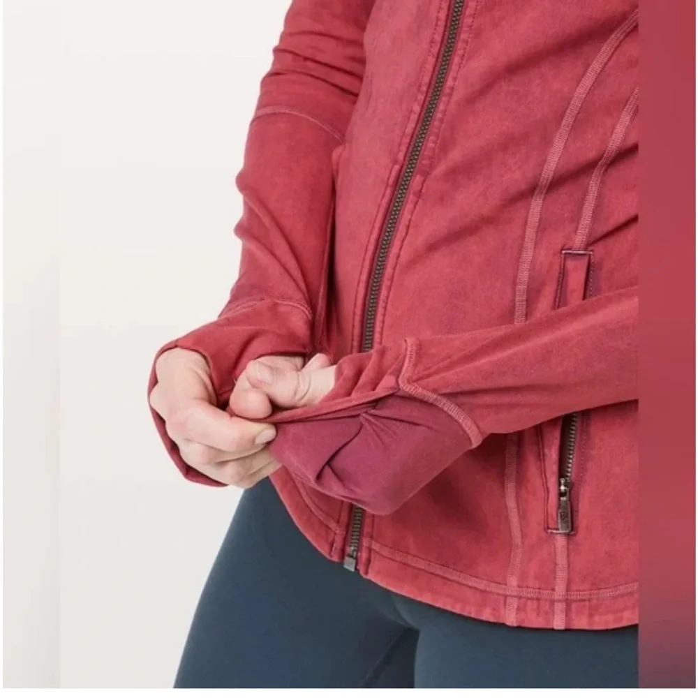 Lululemon Define Jacket Garment Dye Washed Misty Merlot 6